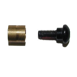 Lever screw and brass spacer
